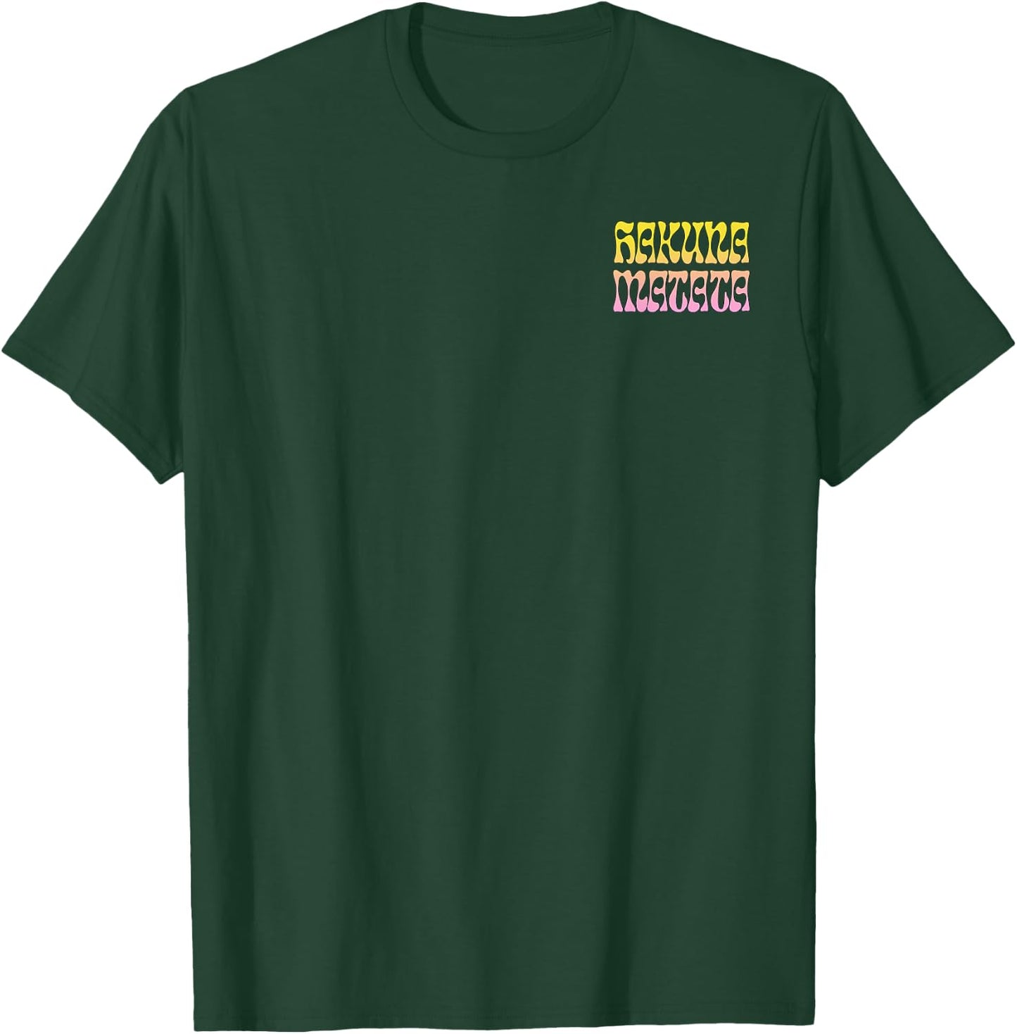Disney The Lion King Simba Hakuna Matata Front and Back T-Shirt - T-Shirt | Forest