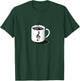 Minimalist Musical Coffee Music Teacher Brew Clef Note T-Shirt - T-Shirt | Forest