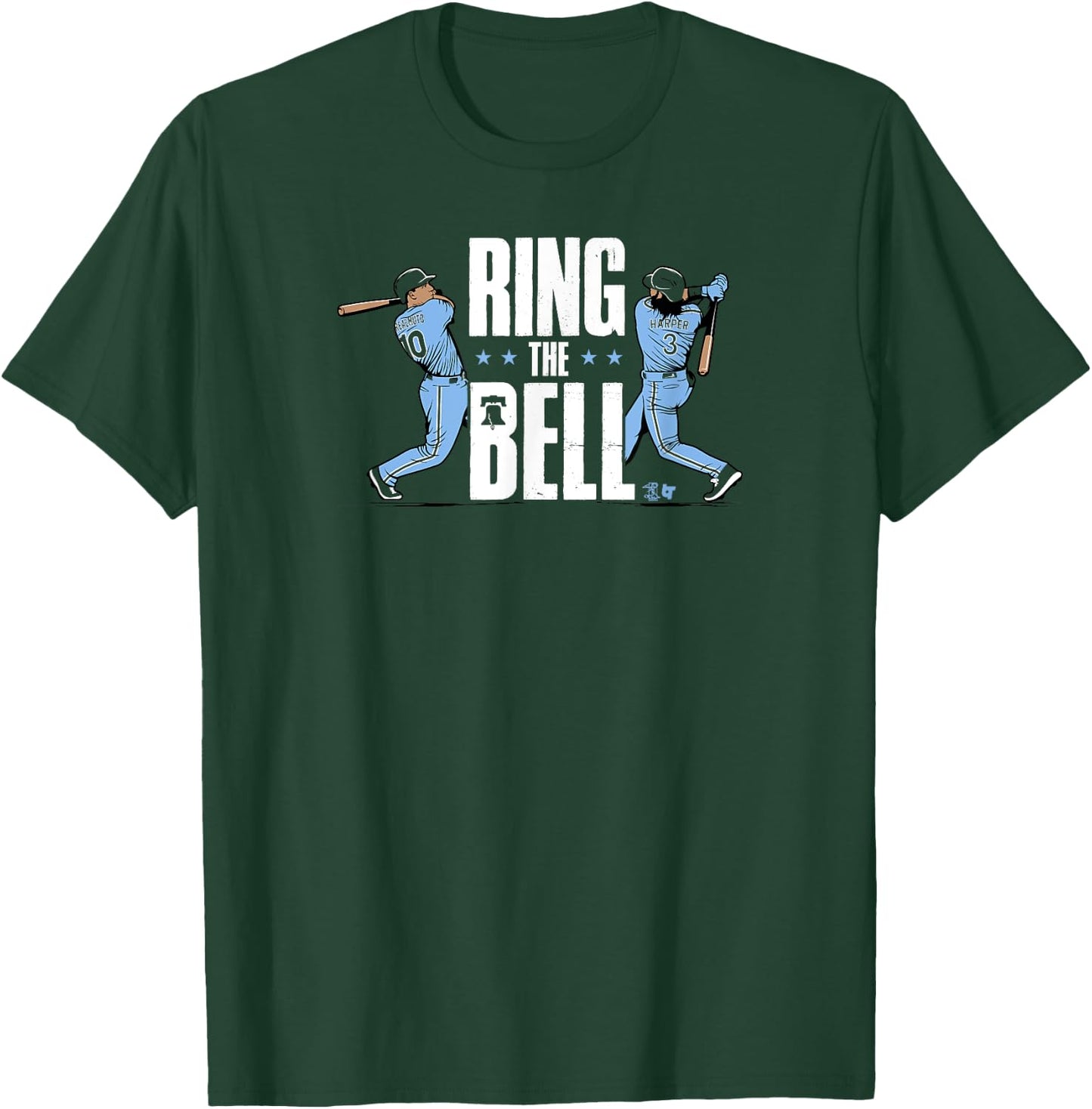 Harper & Realmuto - Ring the Bell - Philadelphia Baseball T-Shirt - T-Shirt | Forest