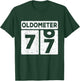 Oldometer 76-77 | 77th Birthday Funny Gift T-Shirt - T-Shirt | Forest