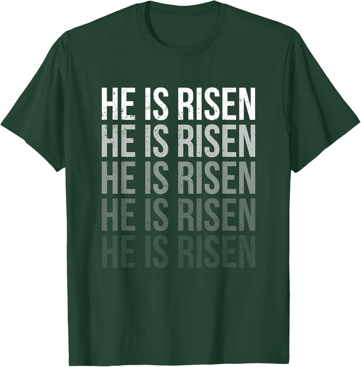 He Is Risen Sun Resurrection Easter Christian Men Women Kids T-Shirt - T-Shirt | Forest