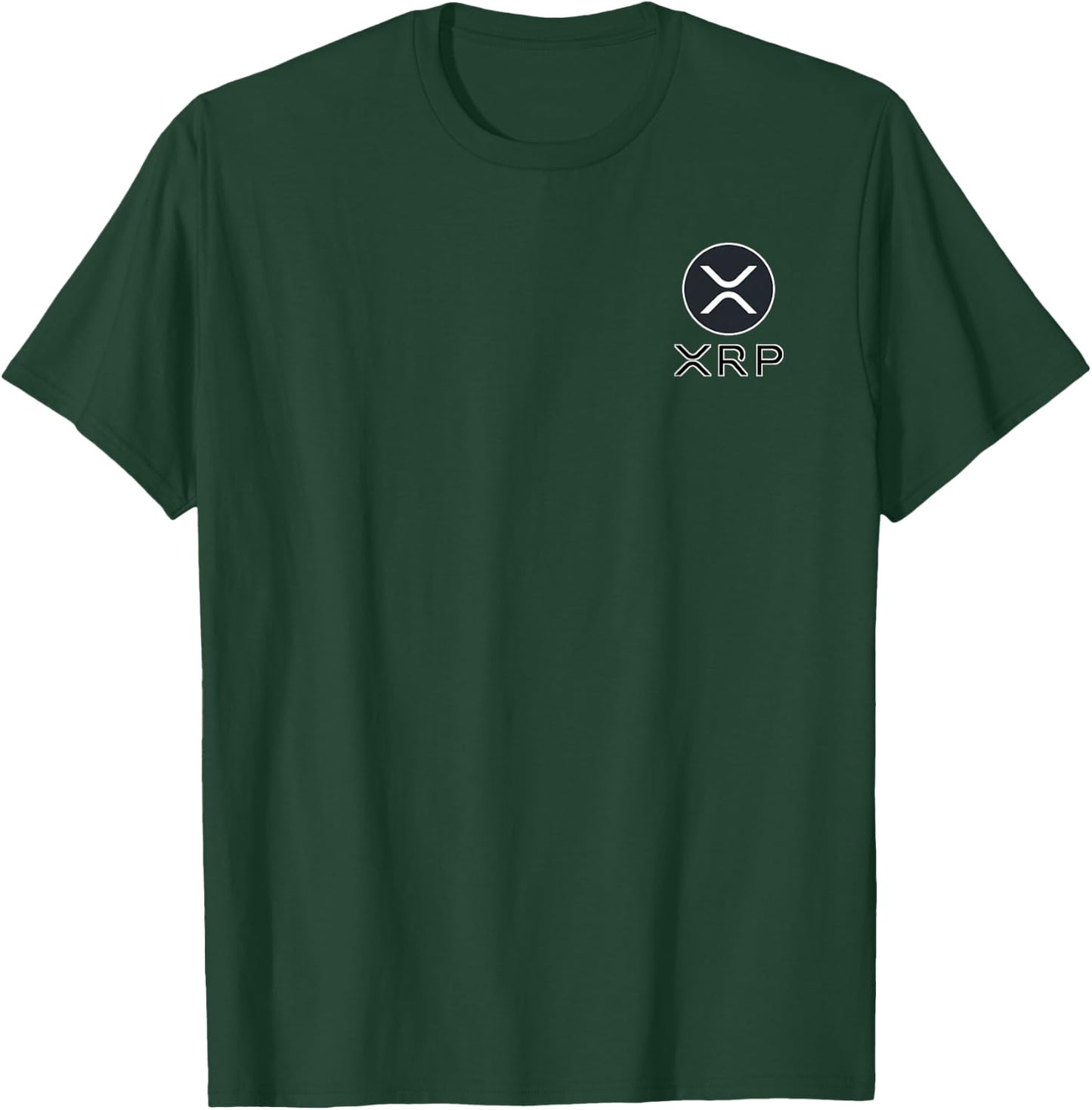 XRP Crypto Cryptocurrency Pocket Logo Classic T-Shirt - T-Shirt | Forest