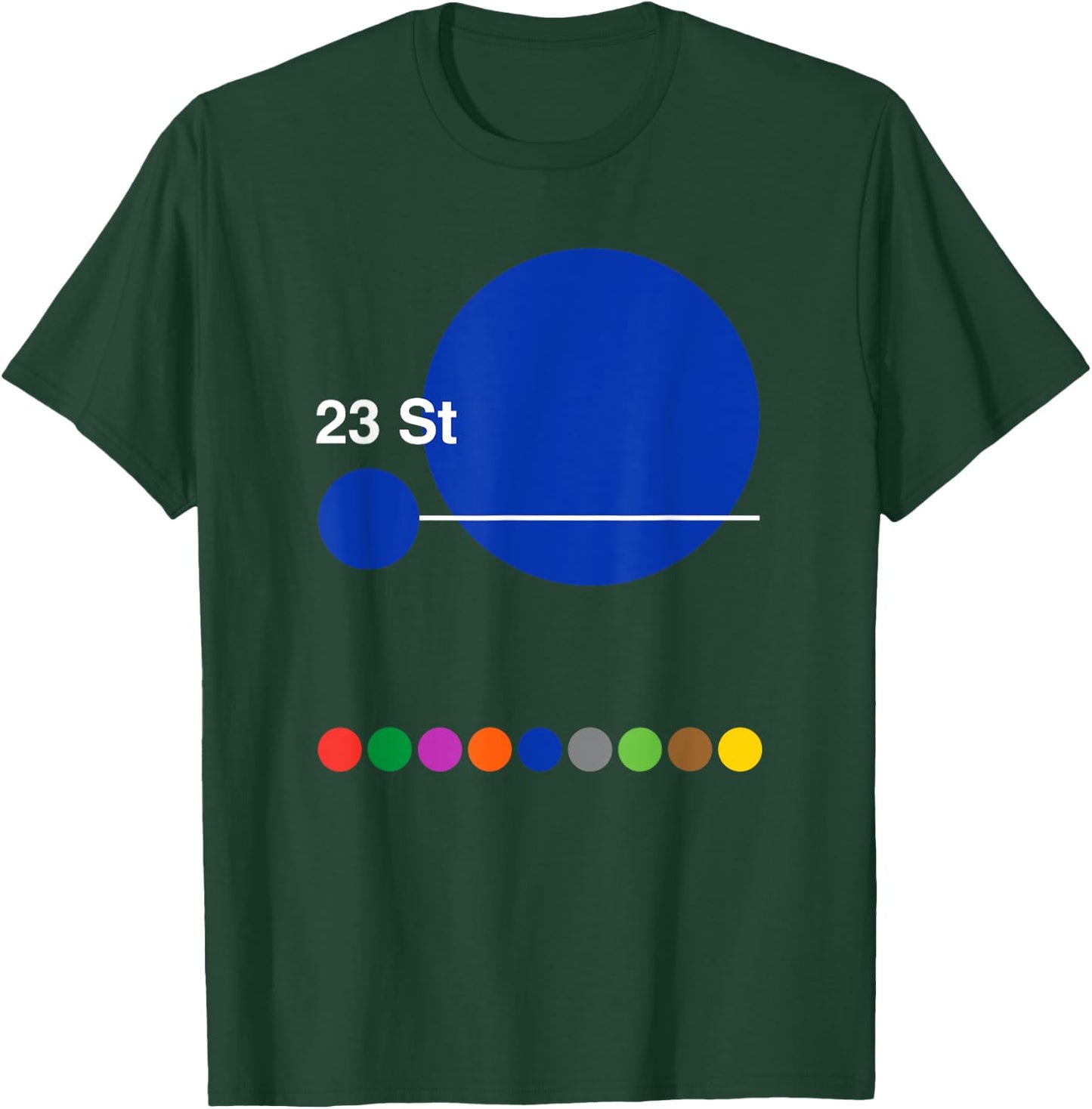 New York City 23rd Street T-Shirt - T-Shirt | Forest