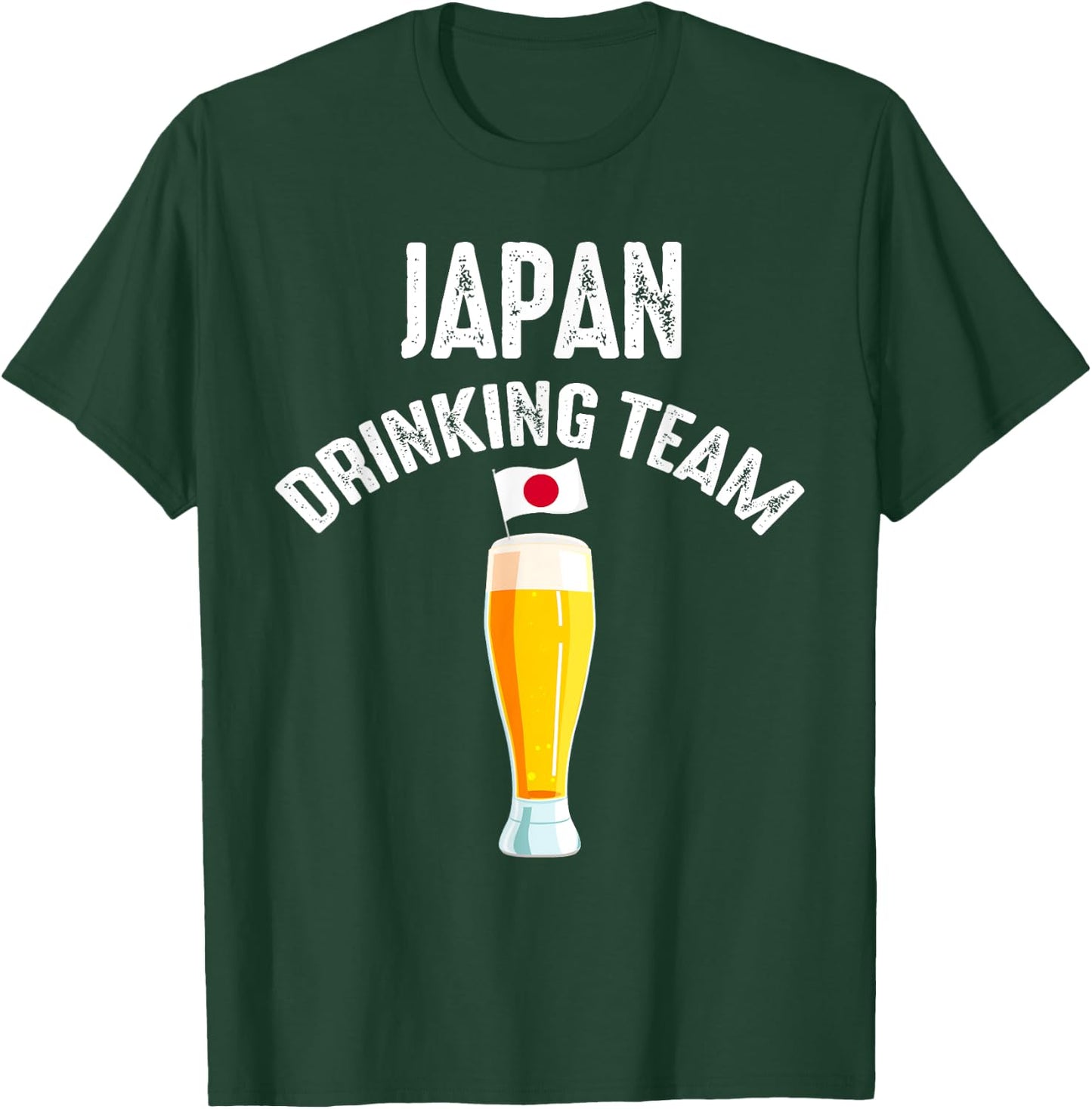 Japan Drinking Team Beer Drinking T-Shirt - T-Shirt | Forest
