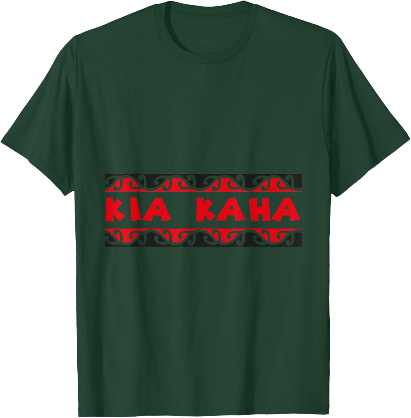 Polynesia Maori Kia Kaha Stay Stong Tattoo New Zealand T-Shirt - T-Shirt | Forest
