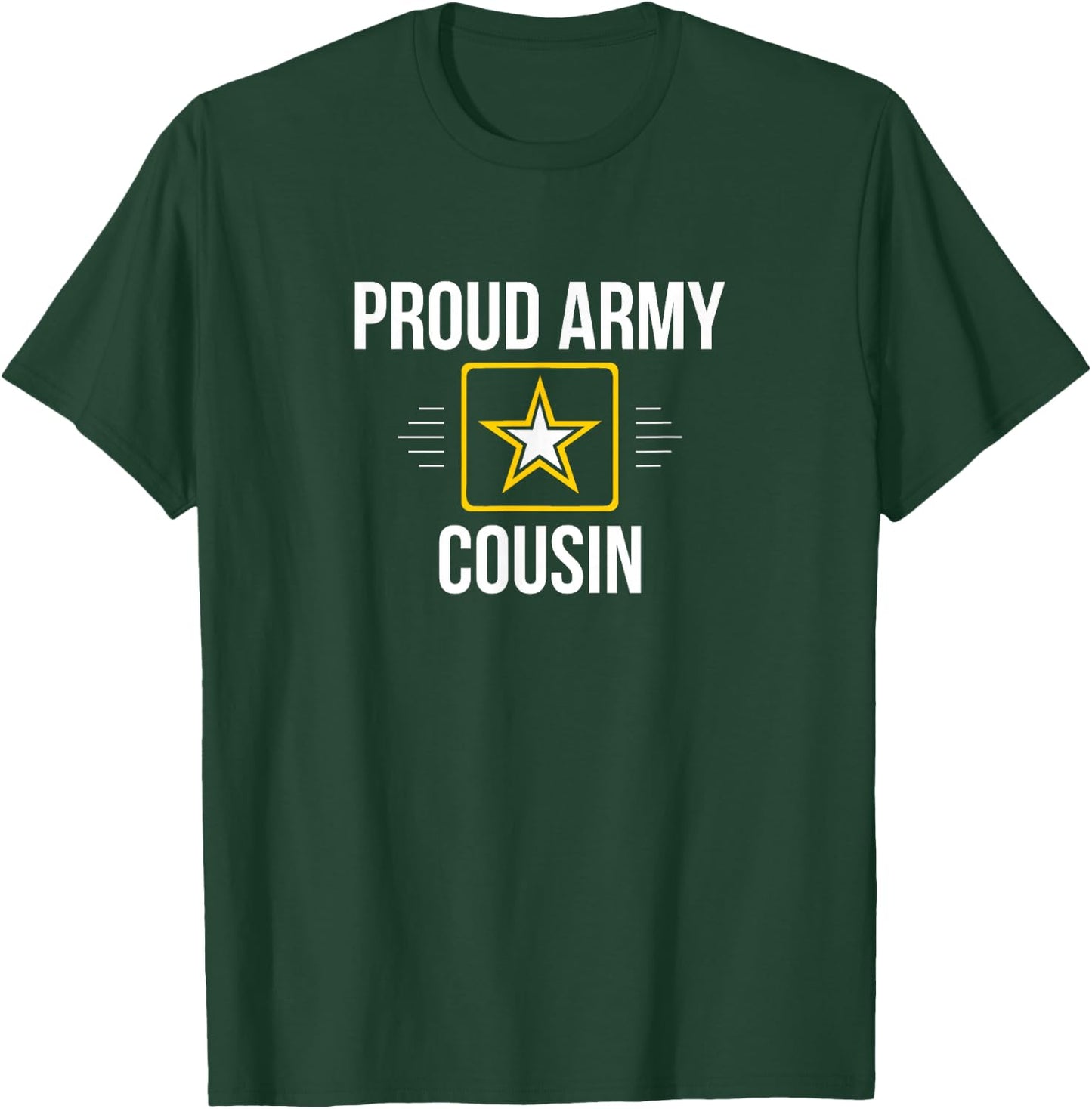 Proud Army Cousin T-Shirt - T-Shirt | Forest