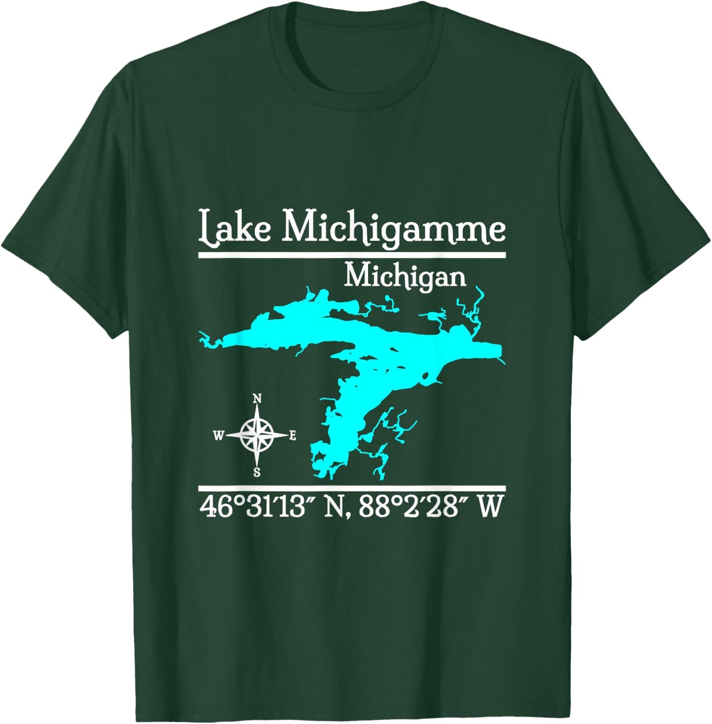 Lake Michigamme, Michigan T-Shirt - T-Shirt | Forest