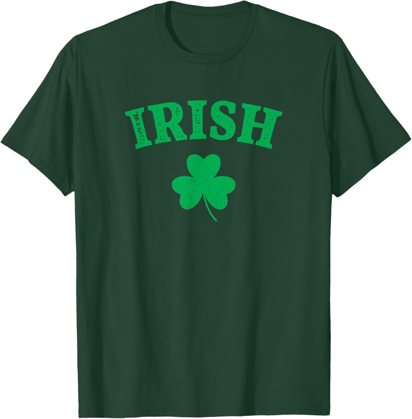 St. Patricks Day Vintage Irish - Men's Black Small Classic Fit Short Sleeve T-Shirt - T-Shirt | Forest