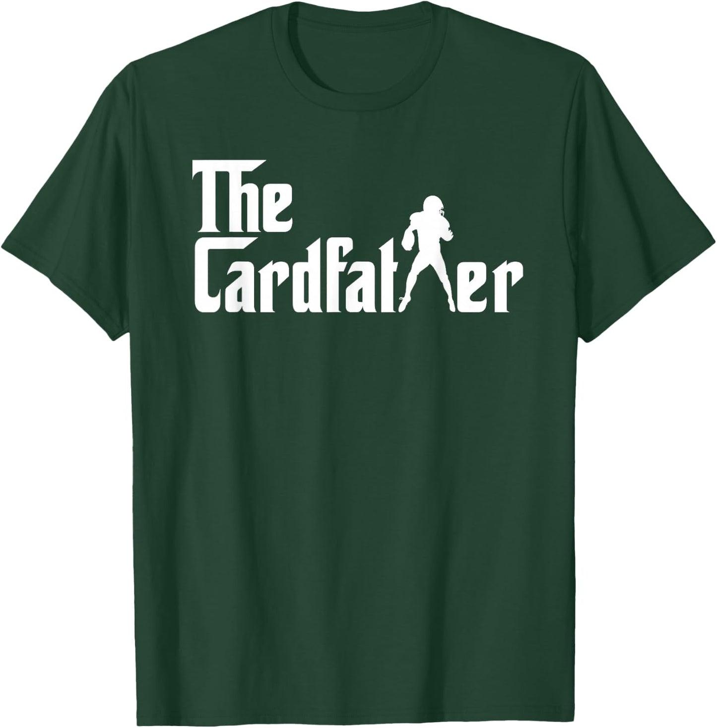 The Cardfather Funny Football Card Collector - -Adults/Kids - Black - Small - Short Sleeve - - Modern - Fun - Football - Baseball T-Shirt - T-Shirt | Forest