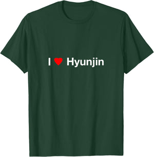 I Heart Hyunjin T-Shirt - T-Shirt | Forest