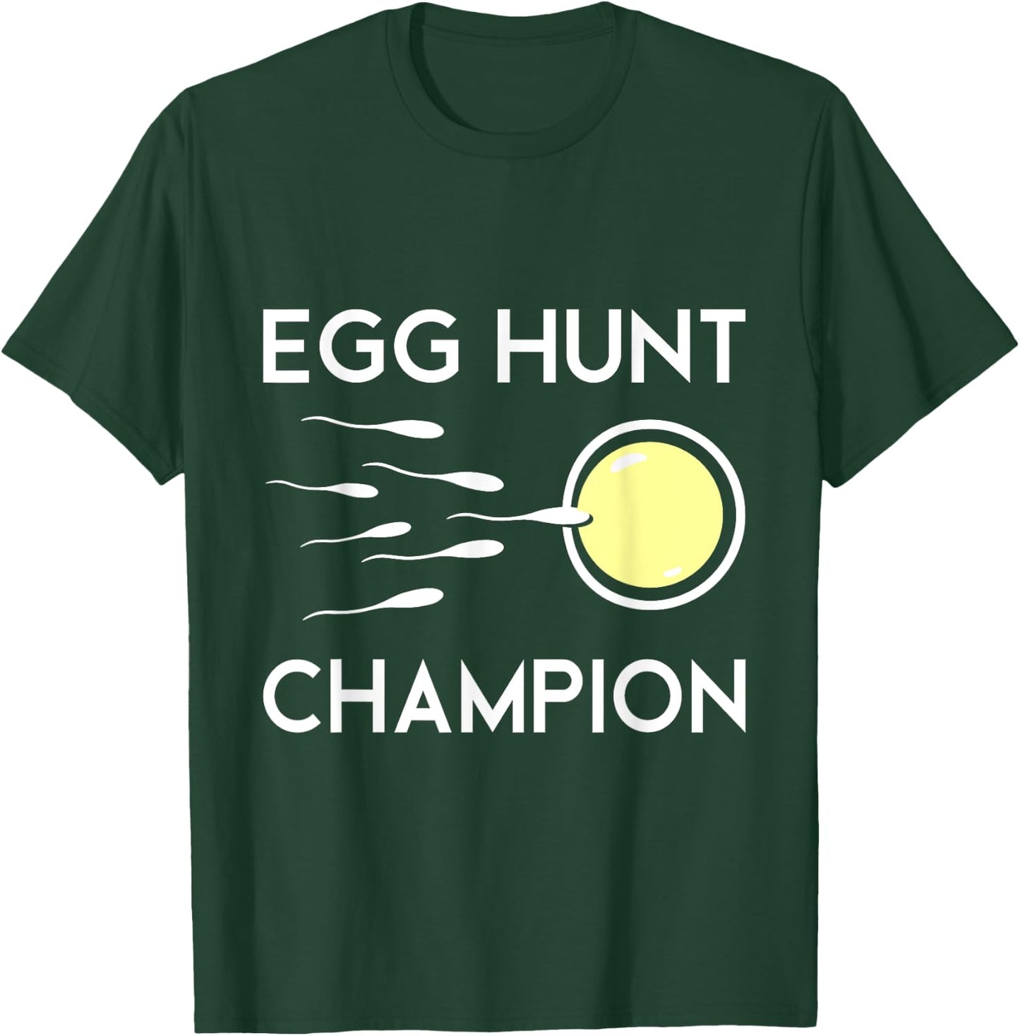 Egg Hunt Champion Funny Dad Easter Pregnancy Announcement T-Shirt - T-Shirt | Forest