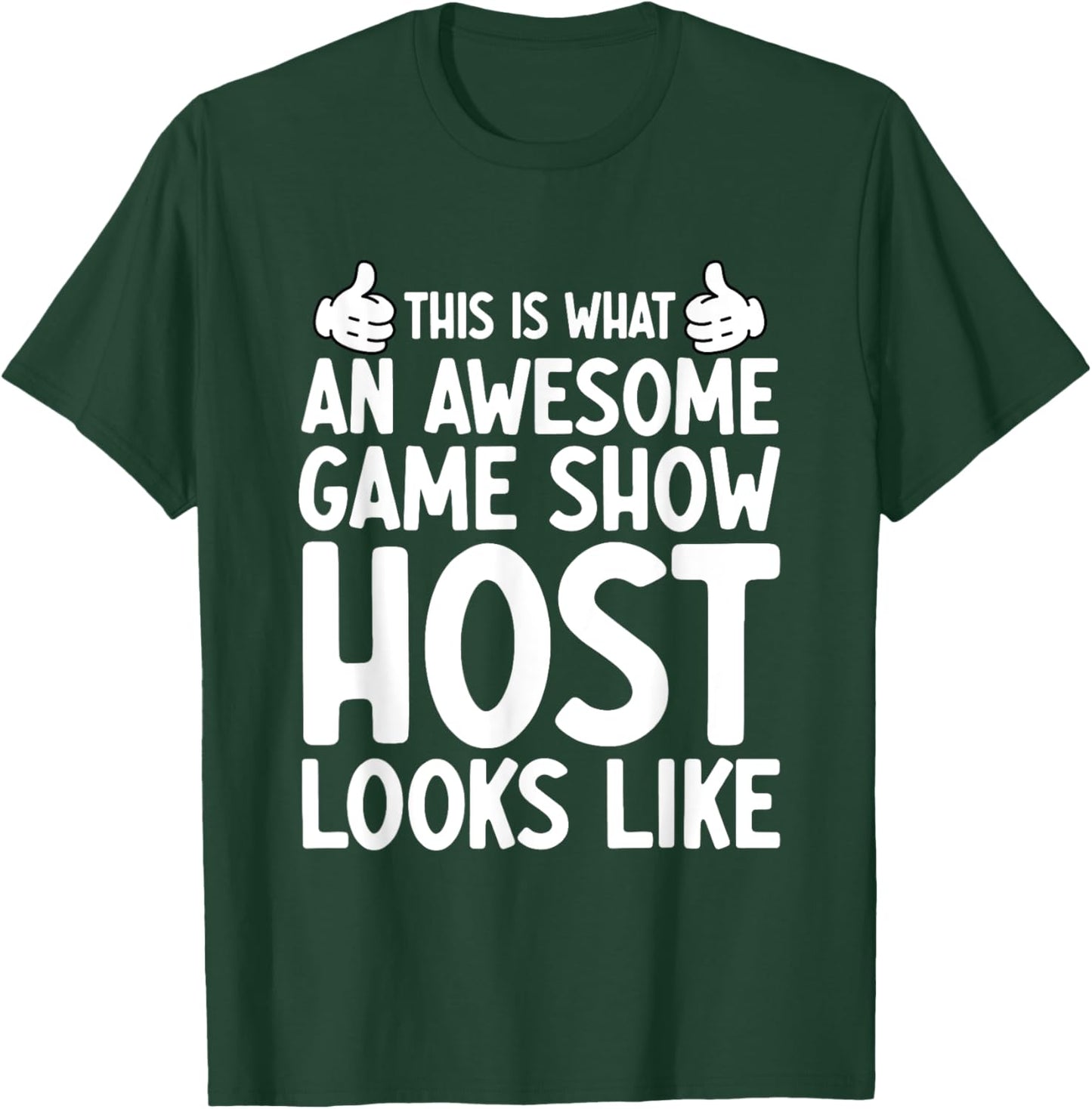 Board Game Lover Trivia Game Night Funny Game Show Host T-Shirt - T-Shirt | Forest