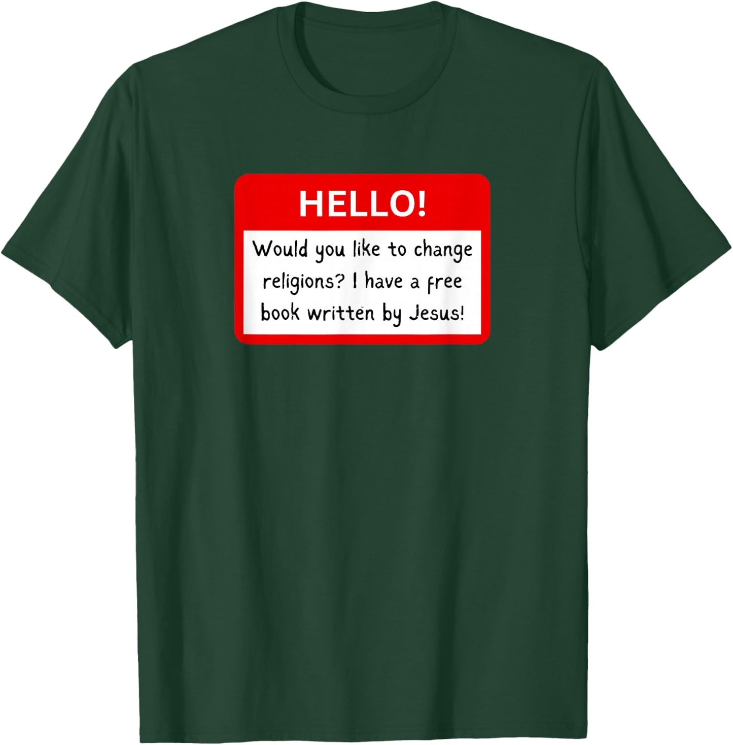 The Book Of Mormon Musical Would You Like A Free Book? T-Shirt - T-Shirt | Forest