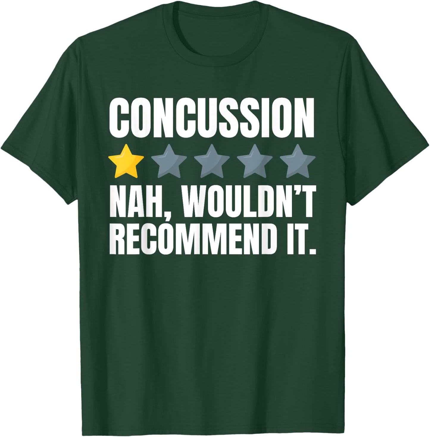 Funny Concussion And Head Injury Recovery T-Shirt - T-Shirt | Forest
