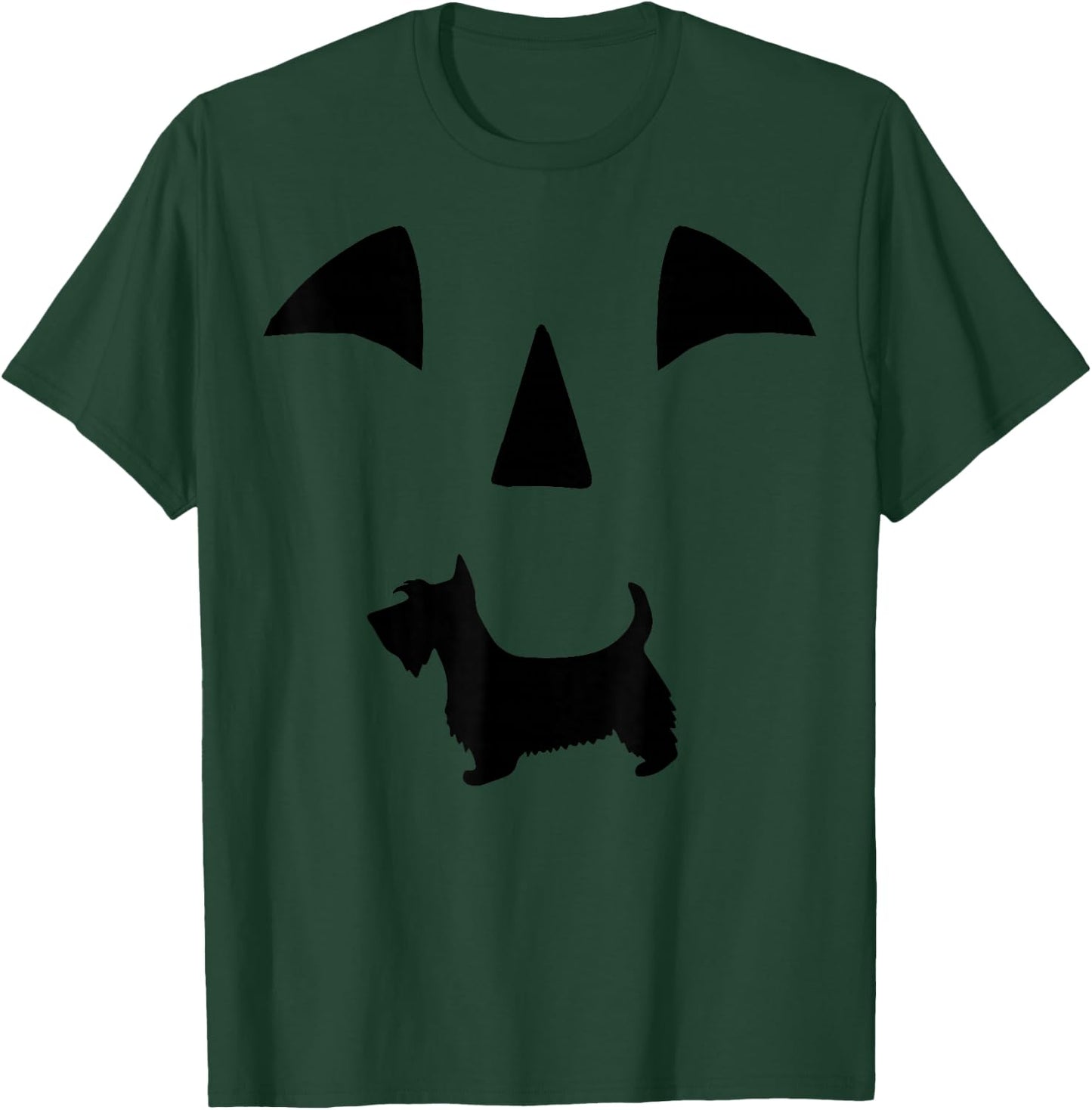 pumpkin Scottie Dog halloween T-Shirt - T-Shirt | Forest