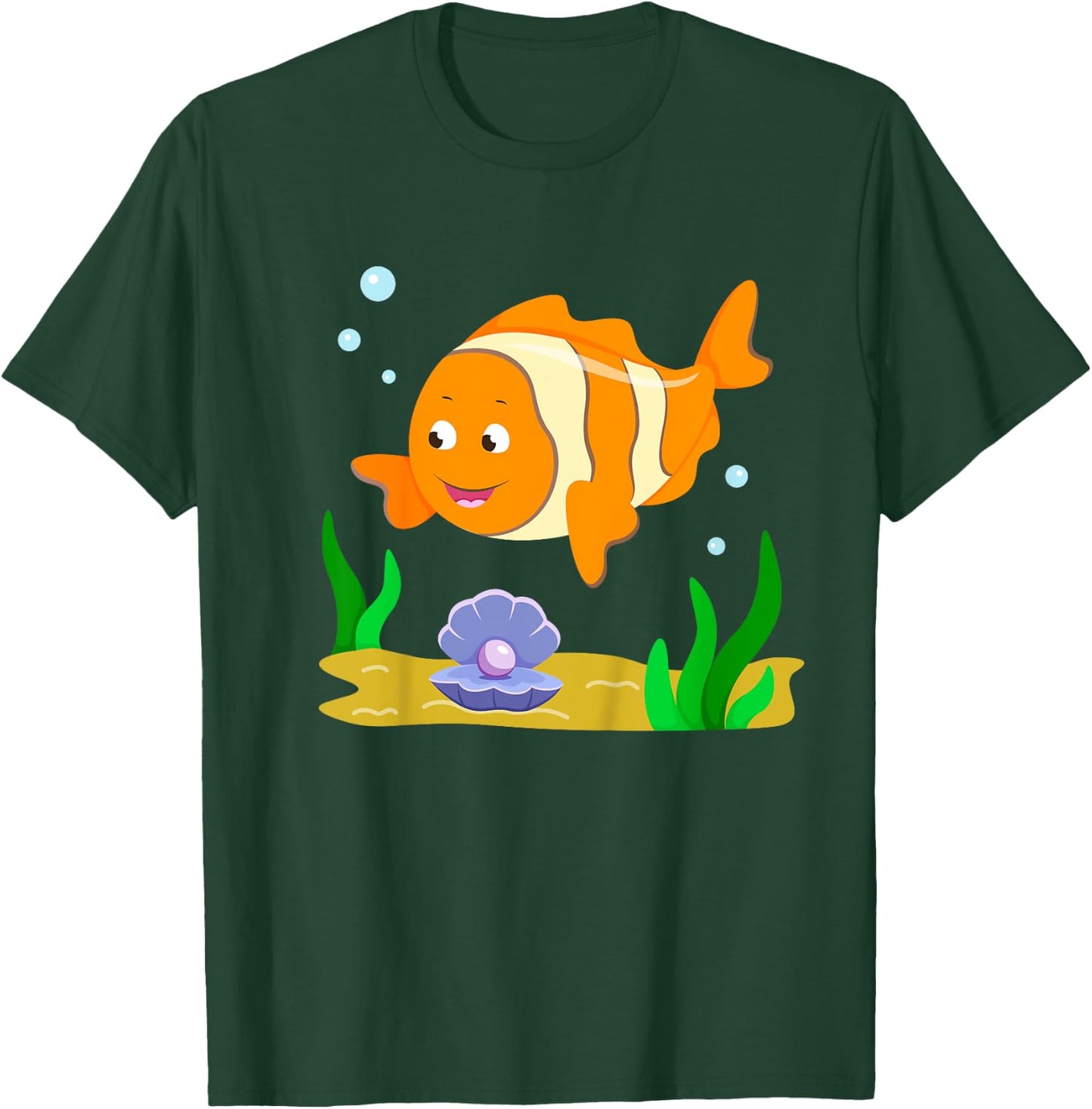Cute clown fish baby boy girl toddler T-Shirt - T-Shirt | Forest