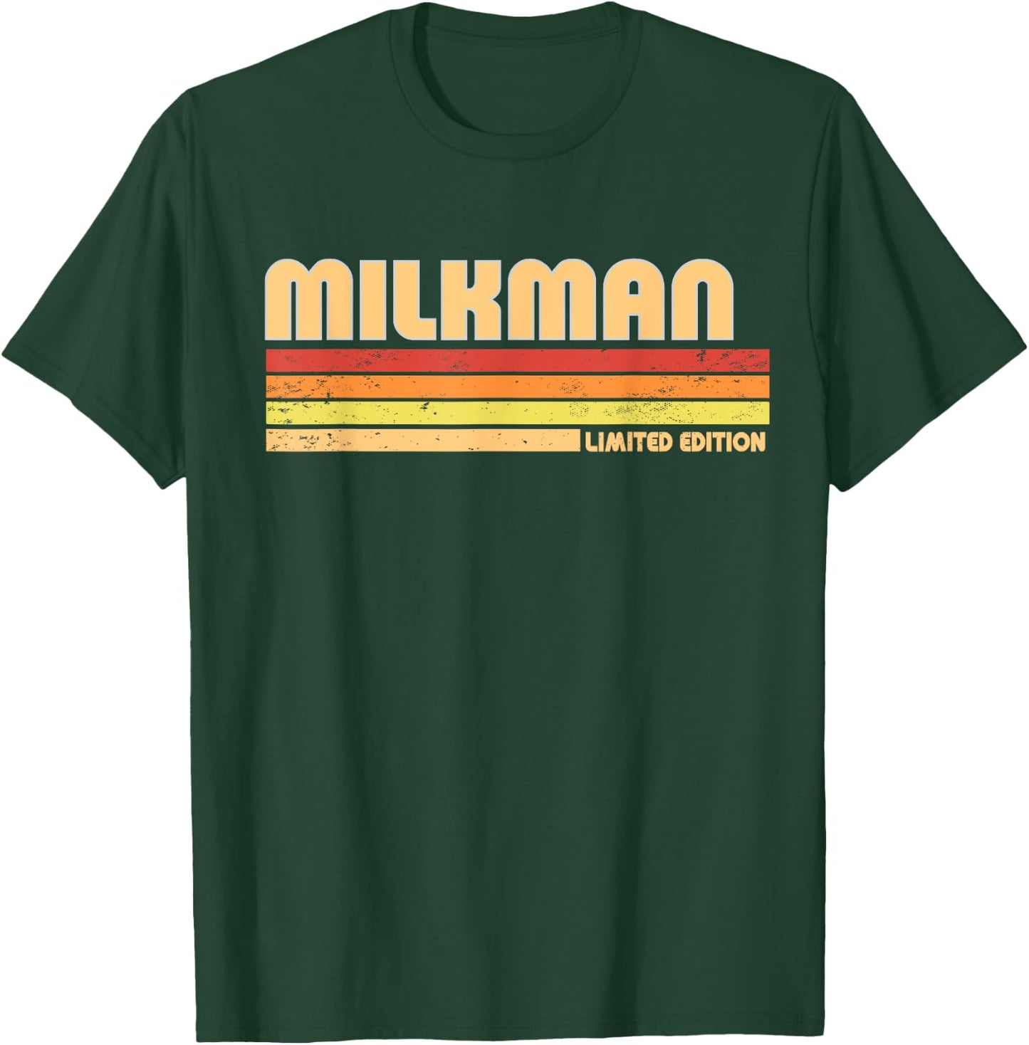 MILKMAN Funny Personalized Title Profession Birthday Idea T-Shirt - T-Shirt | Forest