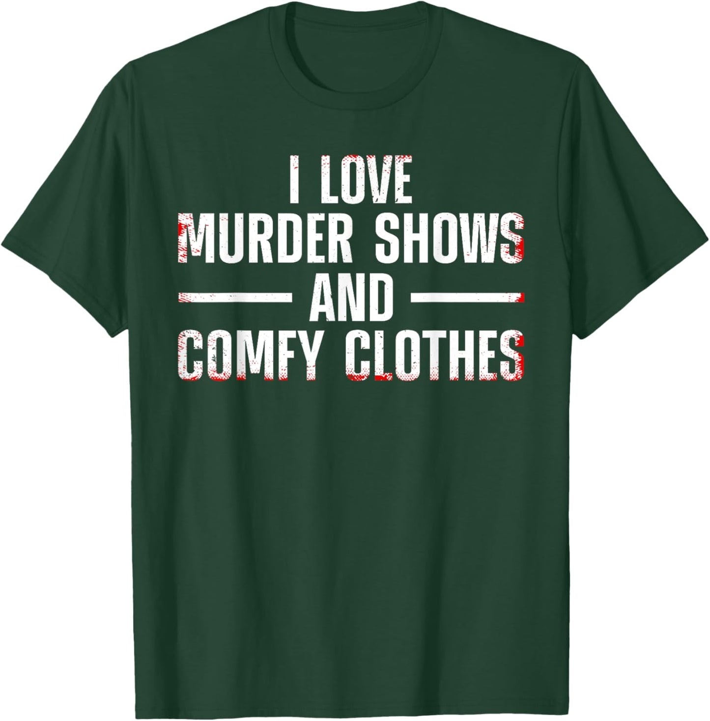 Funny Murder Show Art Women Morbid Spy Investigator T-Shirt - T-Shirt | Forest