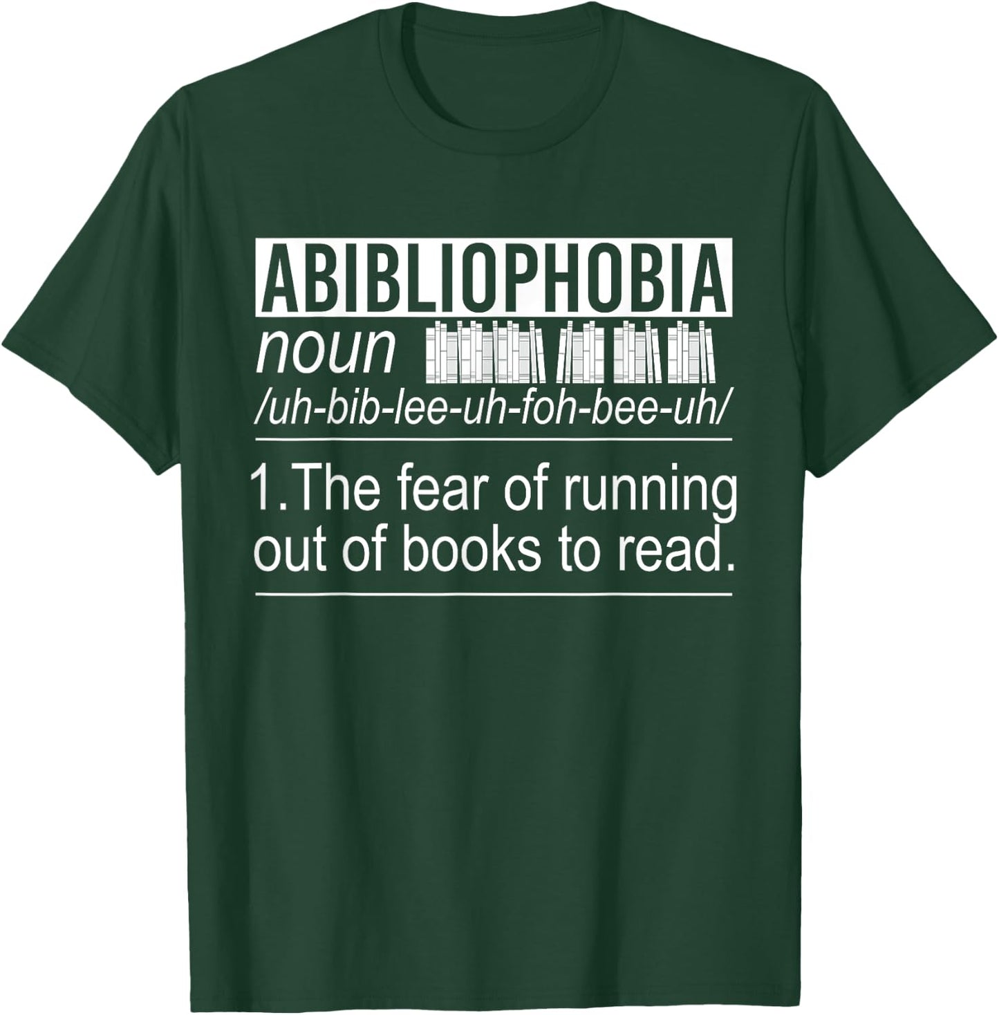 Funny Book Nerd Gift Book Lover Bibliophile Bookworm Reading T-Shirt - T-Shirt | Forest