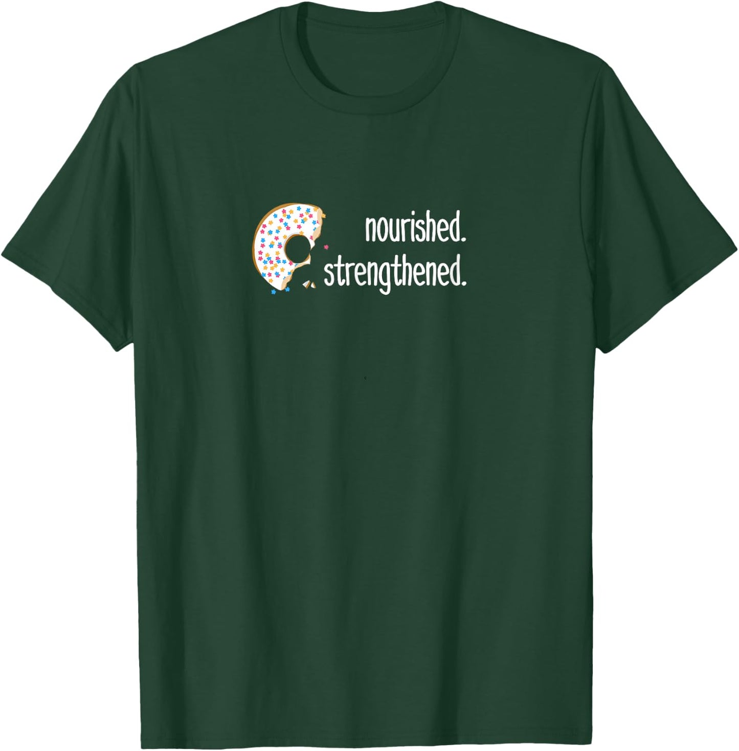 Funny sarcastic Gift missionaries, LDS youth with donut T-Shirt - T-Shirt | Forest