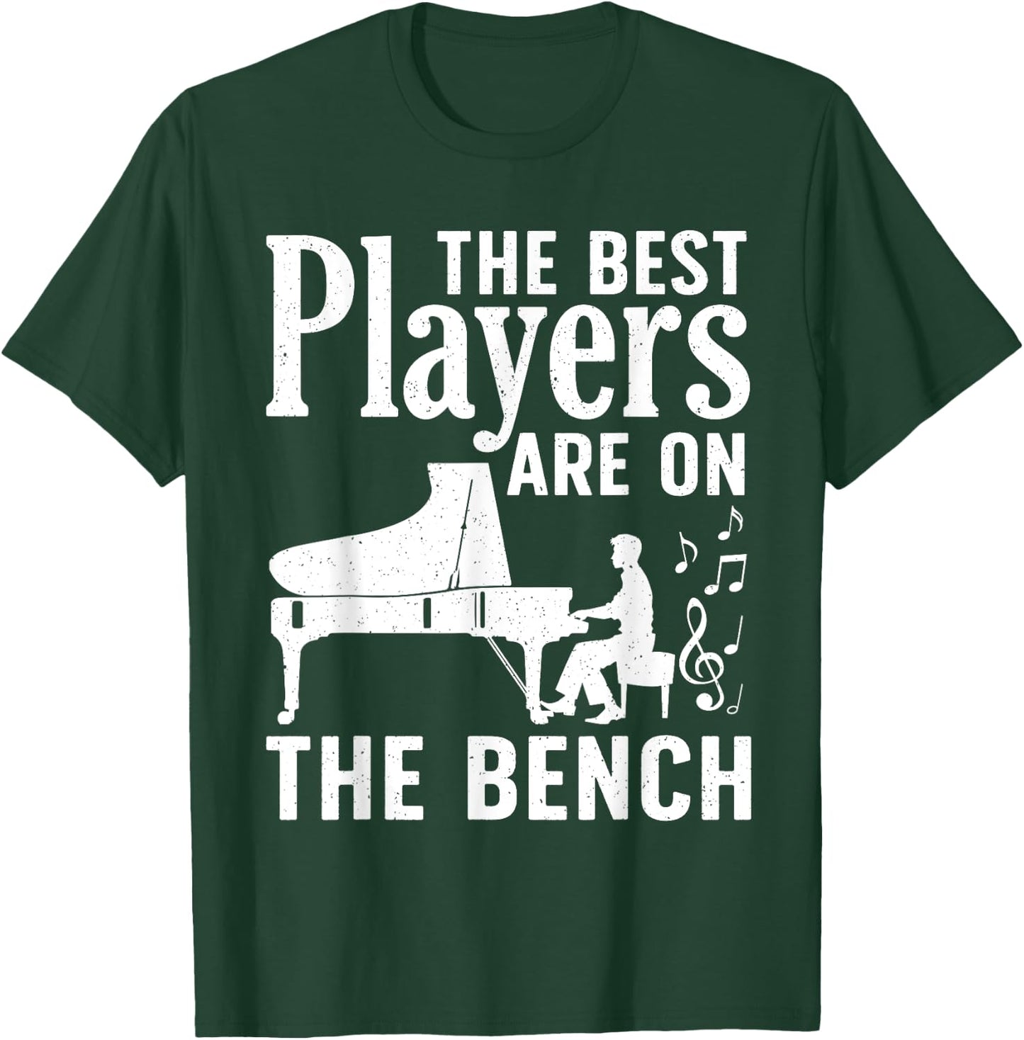 Funny Piano Player Women Music Lovers Piano Teacher T-Shirt - T-Shirt | Forest