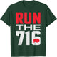 Buffalo Runner Run the 716 Buffalo NY T-Shirt - T-Shirt | Forest