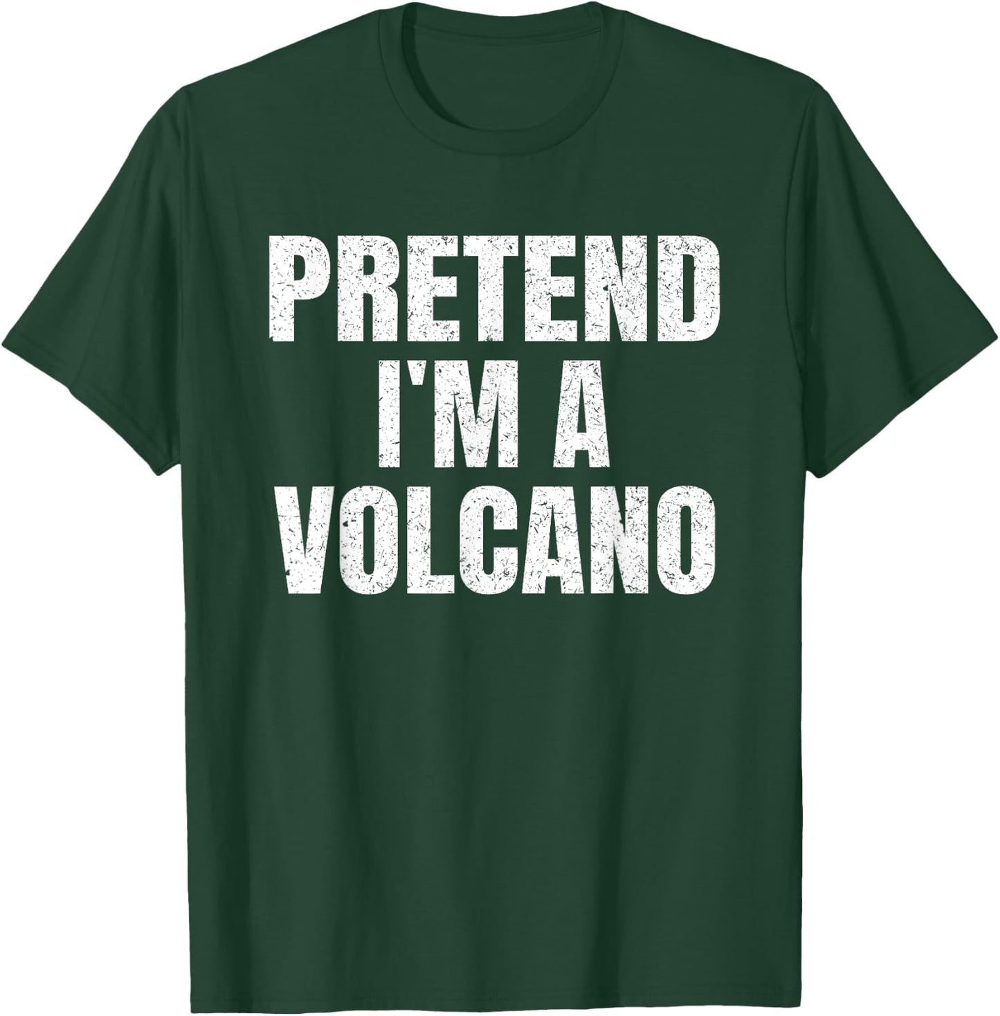 Pretend I'm A Volcano Easy Halloween Family Group Costume T-Shirt - T-Shirt | Forest