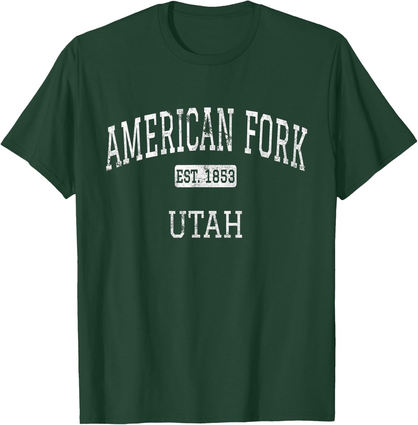 American Fork Utah UT Vintage T-Shirt - T-Shirt | Forest