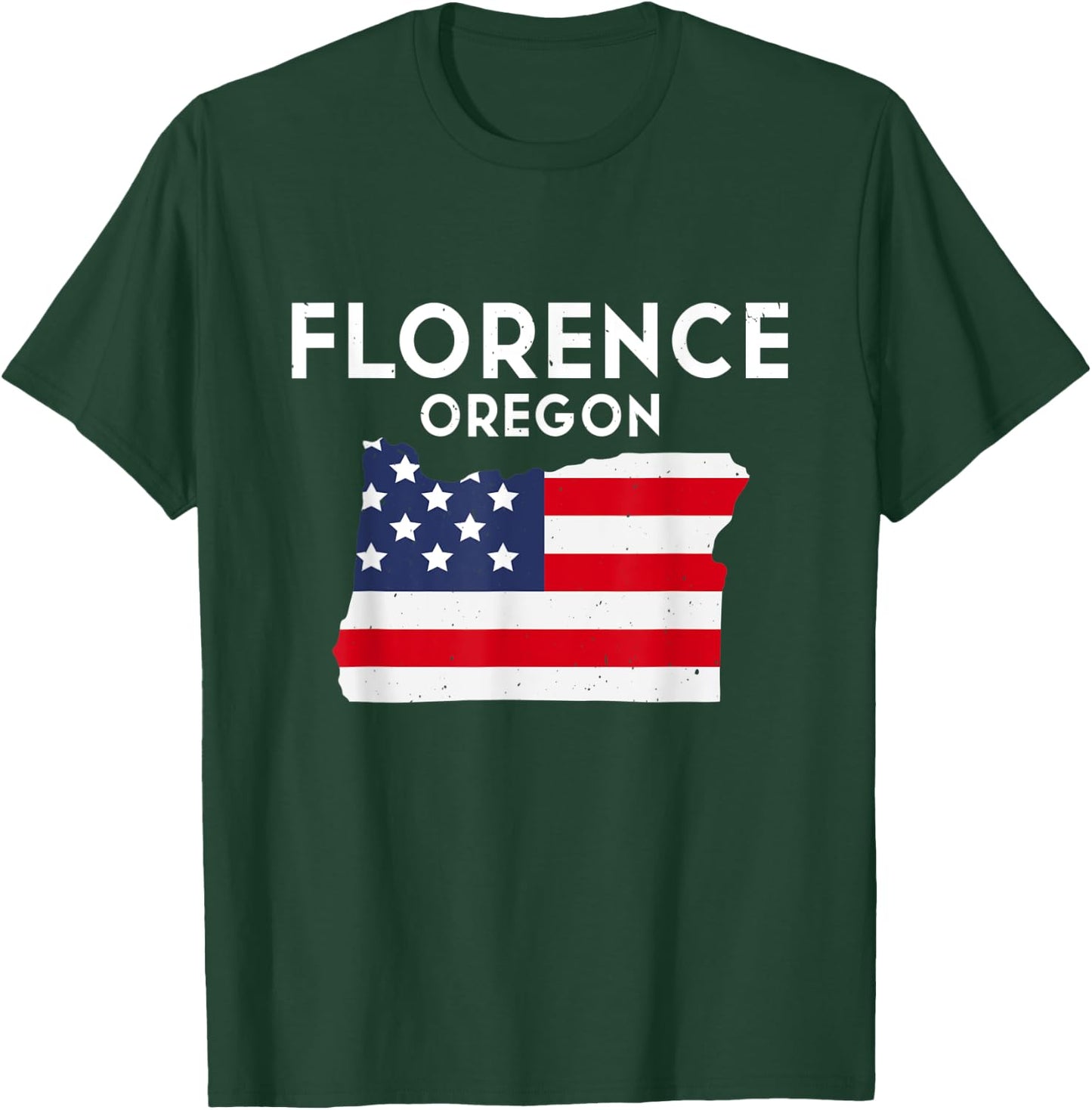 Florence Oregon USA State America Travel Oregonian T-Shirt - T-Shirt | Forest