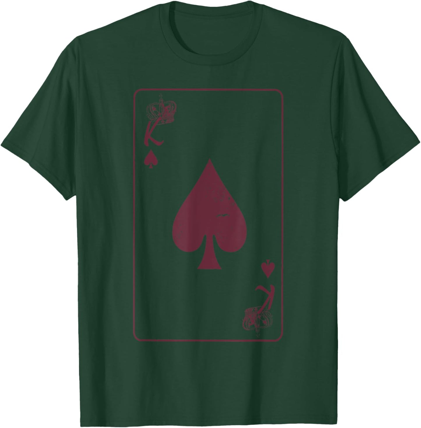 King of Hearts Poker, King of Hearts Valentine's Day T-Shirt - T-Shirt | Forest