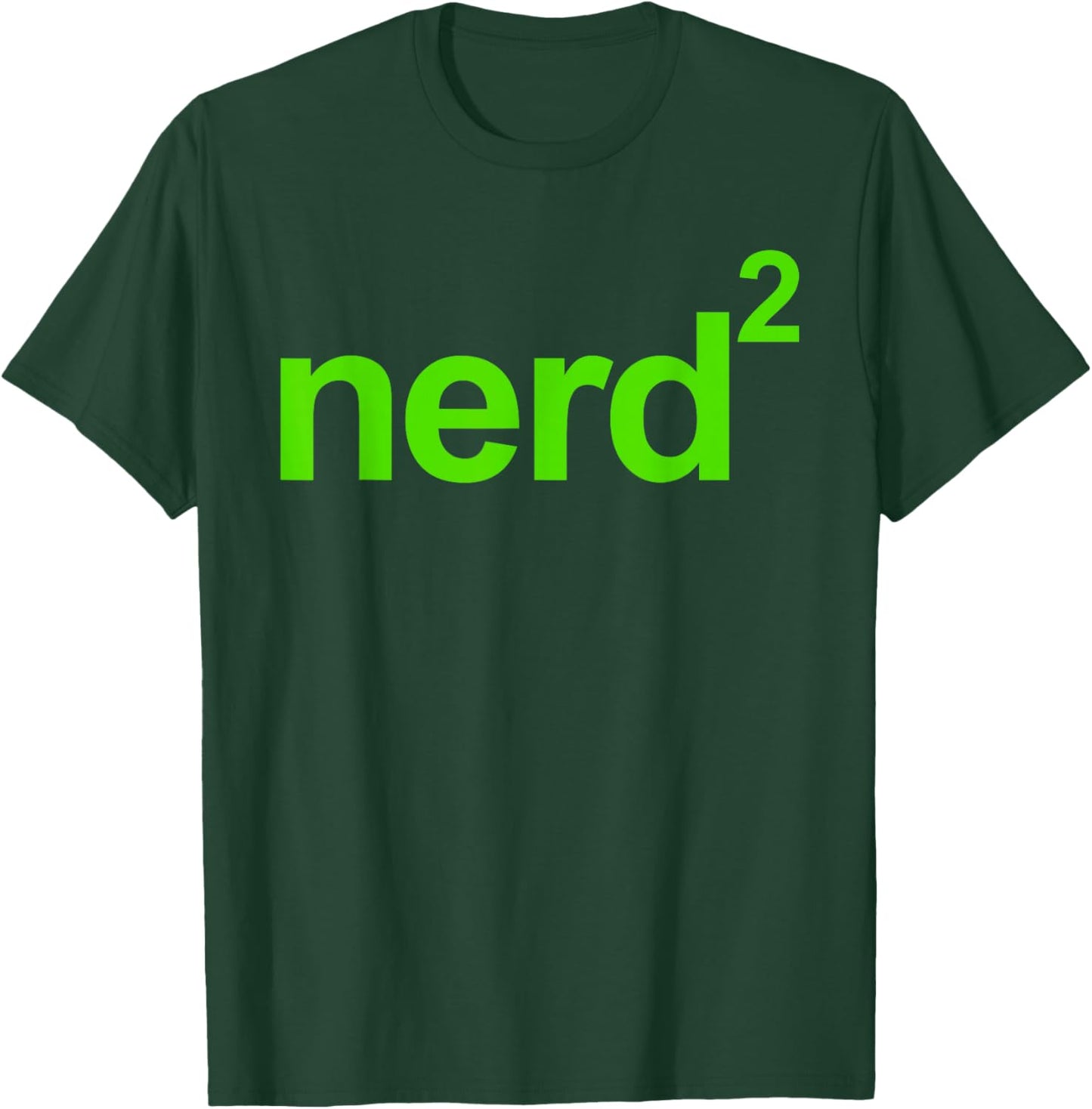 Nerd Squared - Technology Computer Programmer AI Smart T-Shirt - T-Shirt | Forest