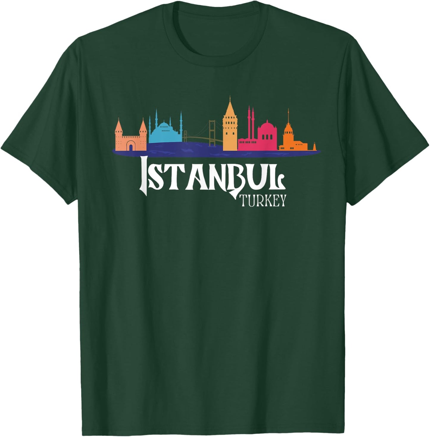 Istanbul Turkey Souvenir T-Shirt - T-Shirt | Forest