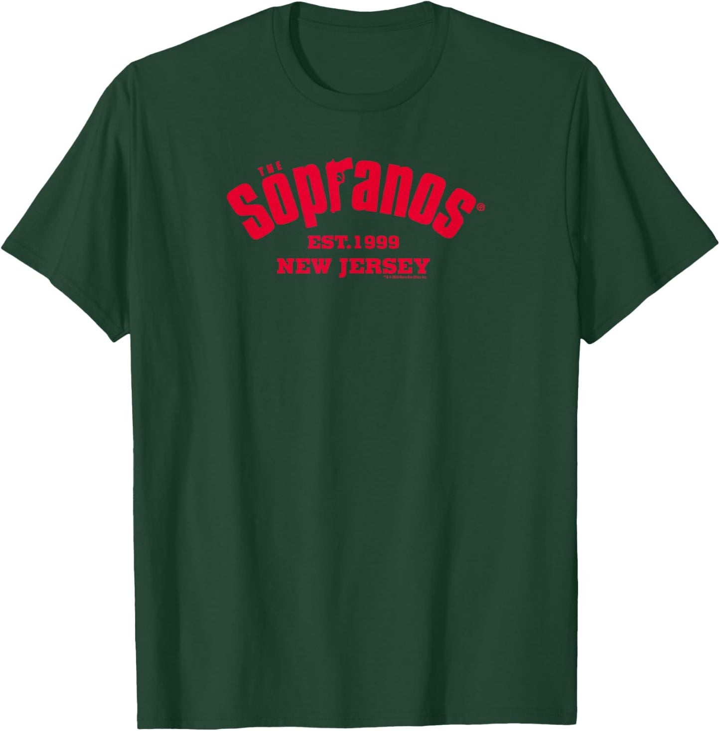 The Sopranos 1999 New Jersey Adult T-Shirt - T-Shirt | Forest