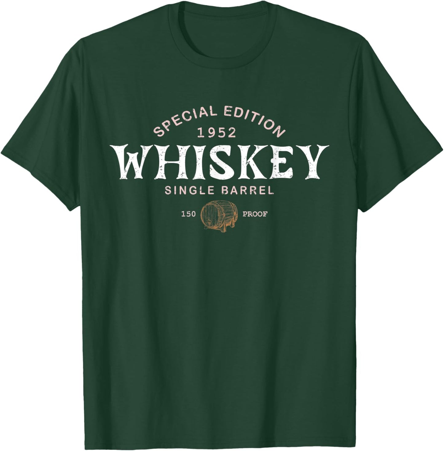 Whiskey 1952 Special Edition Bourbon Scotch Drinker T-Shirt - T-Shirt | Forest