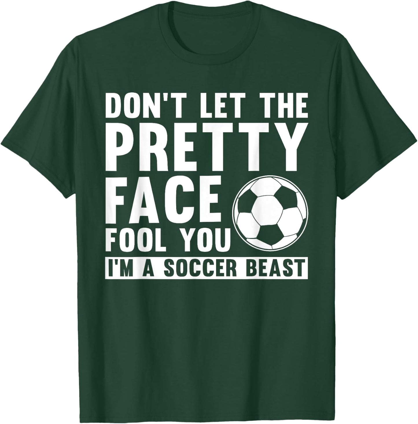 Cool Soccer Teen Girls Soccer Lover Player Sports T-Shirt - T-Shirt | Forest
