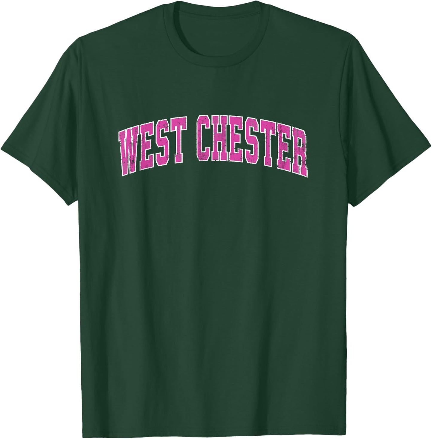 West Chester Pennsylvania PA Vintage Sports Design Pink Desi T-Shirt - T-Shirt | Forest