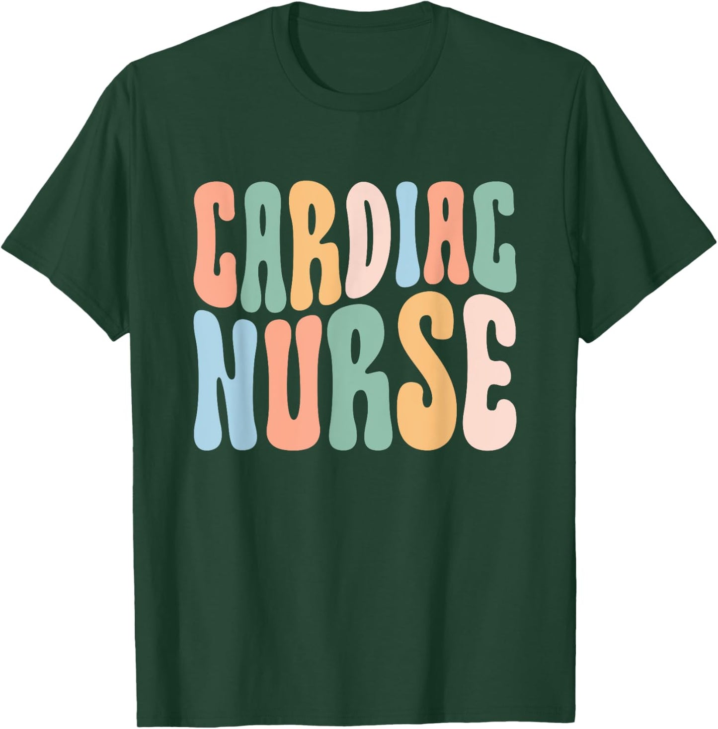 Cardiac Nurse Cardiovascular Nurse , Women's Nurse Themed, Black, Small, Short Sleeve, Classic Fit, -Adults T-Shirt - T-Shirt | Forest