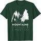 The Mountains Are Calling And I Must Go Howling Wolf T-Shirt - T-Shirt | Forest