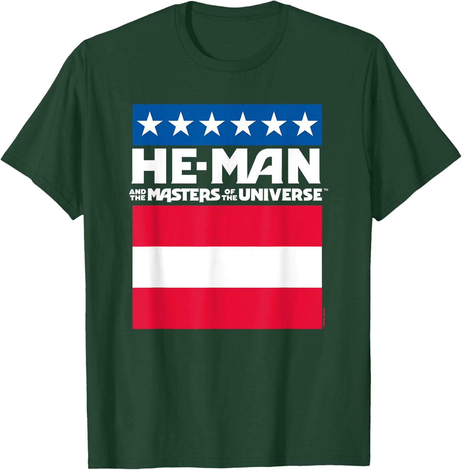 Masters Of The Universe - He-Man Logo Flag T-Shirt - T-Shirt | Forest
