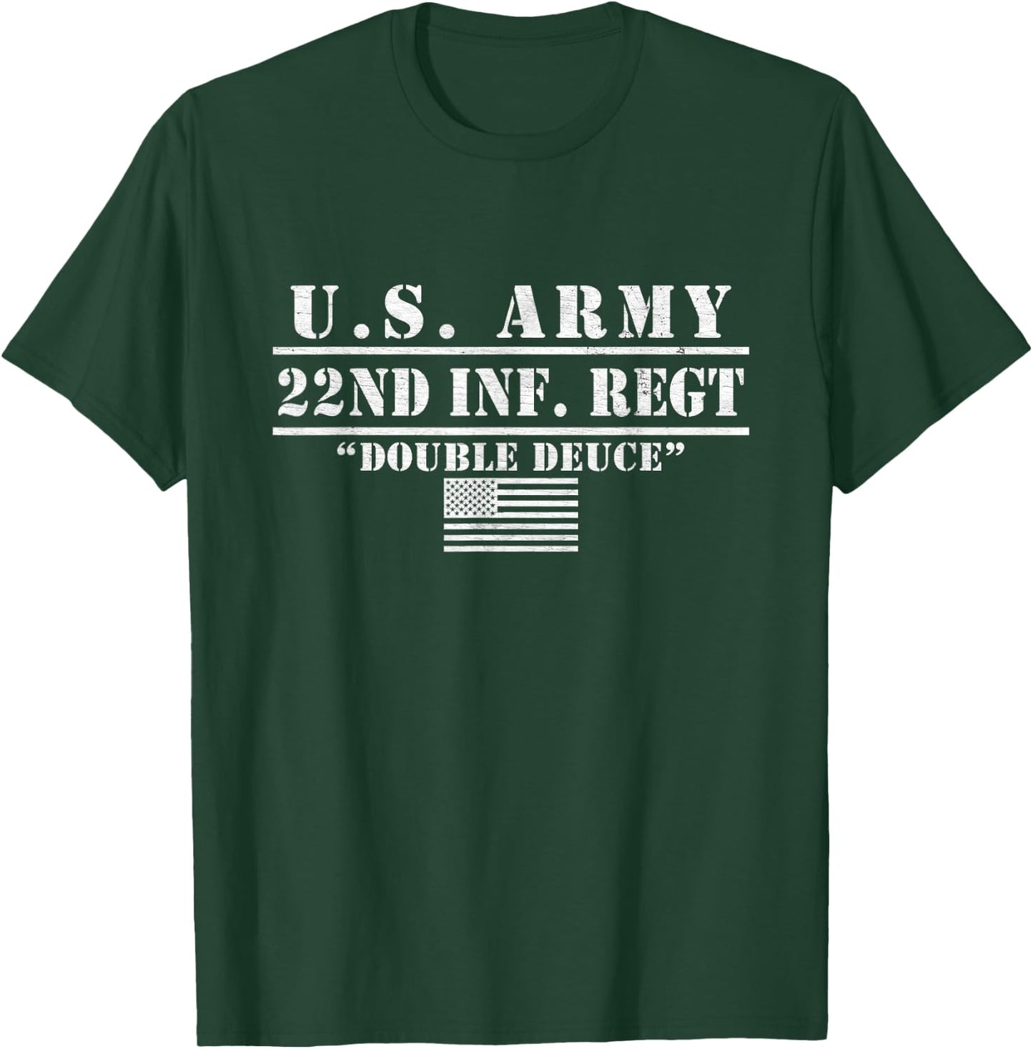 22nd Infantry Regiment Fort Drum New York 22nd Inf Regt T-Shirt - T-Shirt | Forest
