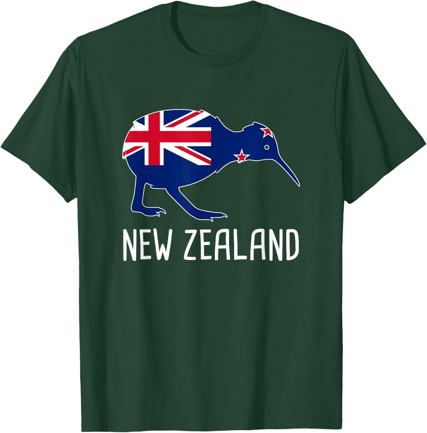 Kiwi Bird New Zealand T-Shirt - T-Shirt | Forest