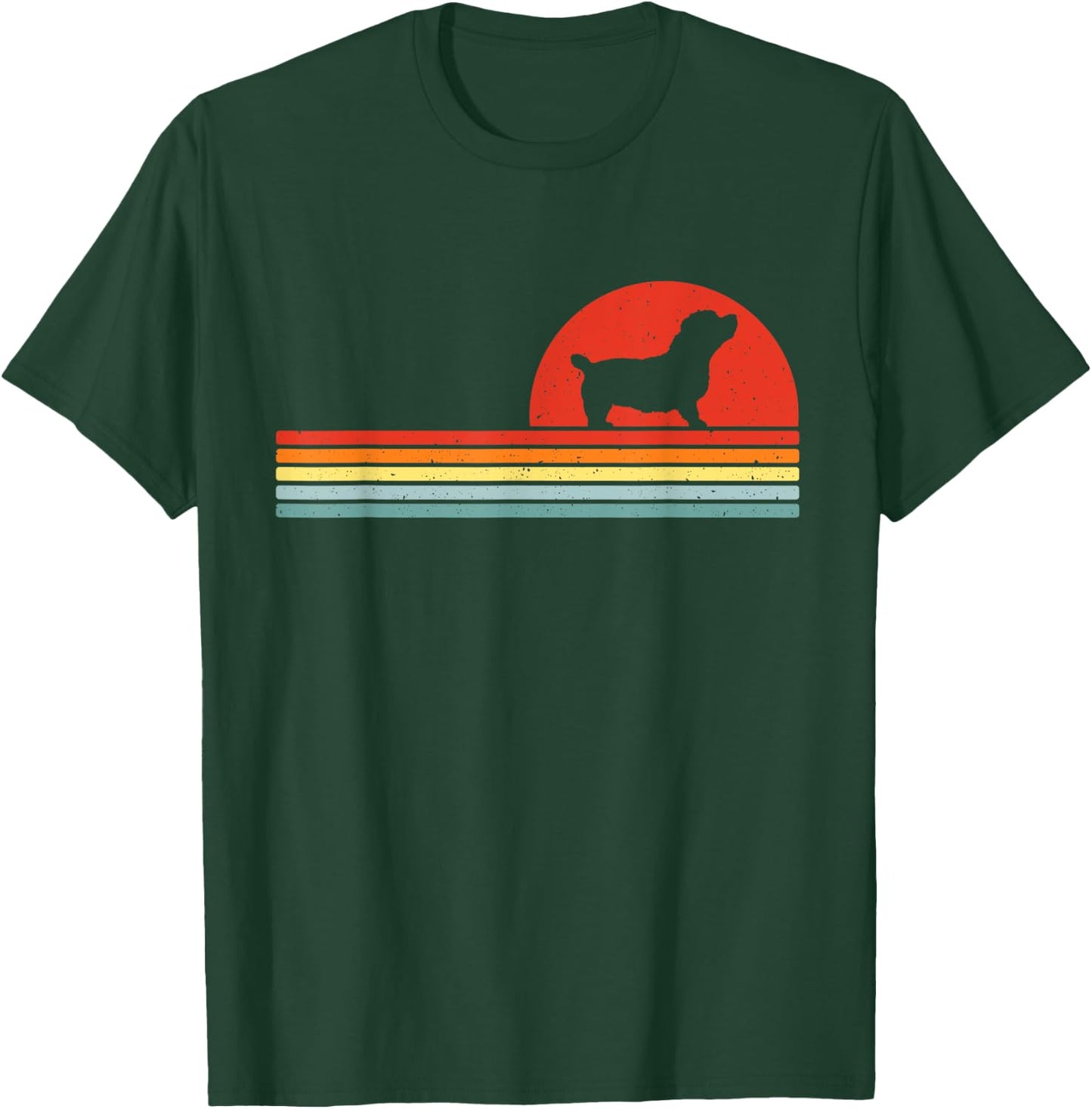 Glen of Imaal Terrier Retro T-Shirt - T-Shirt | Forest
