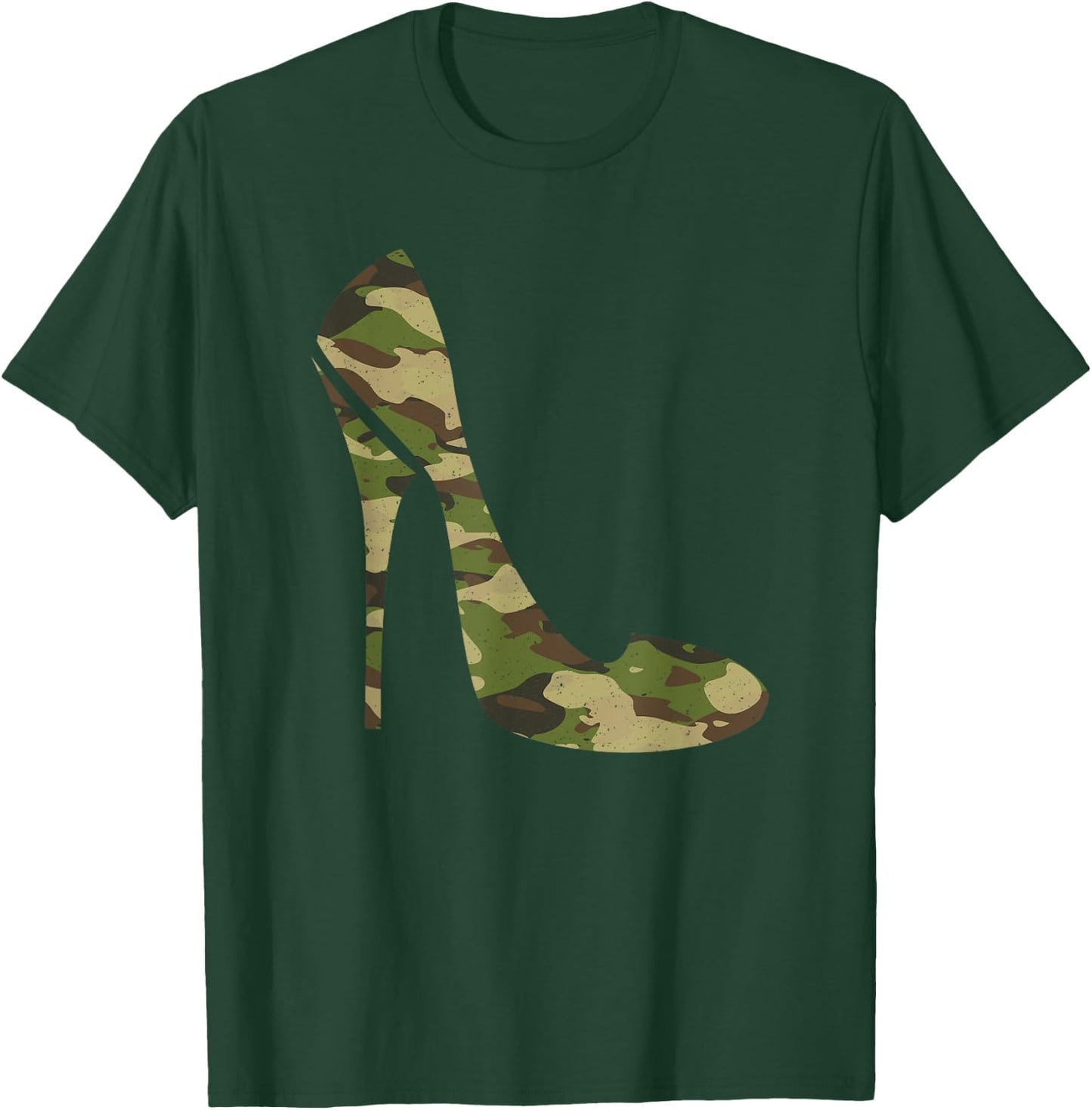 Cool Camouflage Art Girl Camo Clothes Costume Camo T-Shirt - T-Shirt | Forest