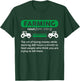 Farming Definition Noun - Funny Farmer T-Shirt - T-Shirt | Forest