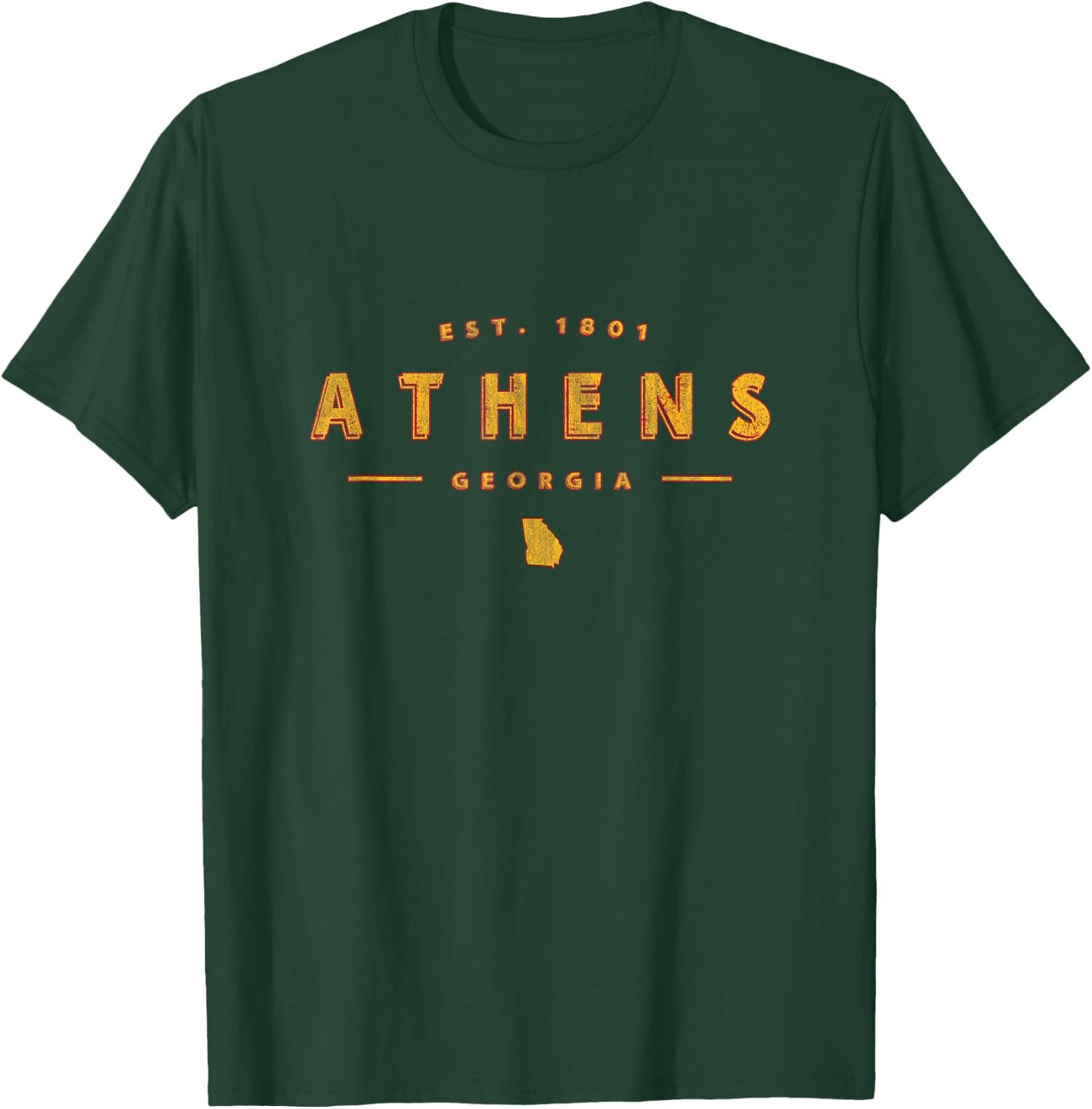Athens Georgia - Athens GA T-Shirt - T-Shirt | Forest