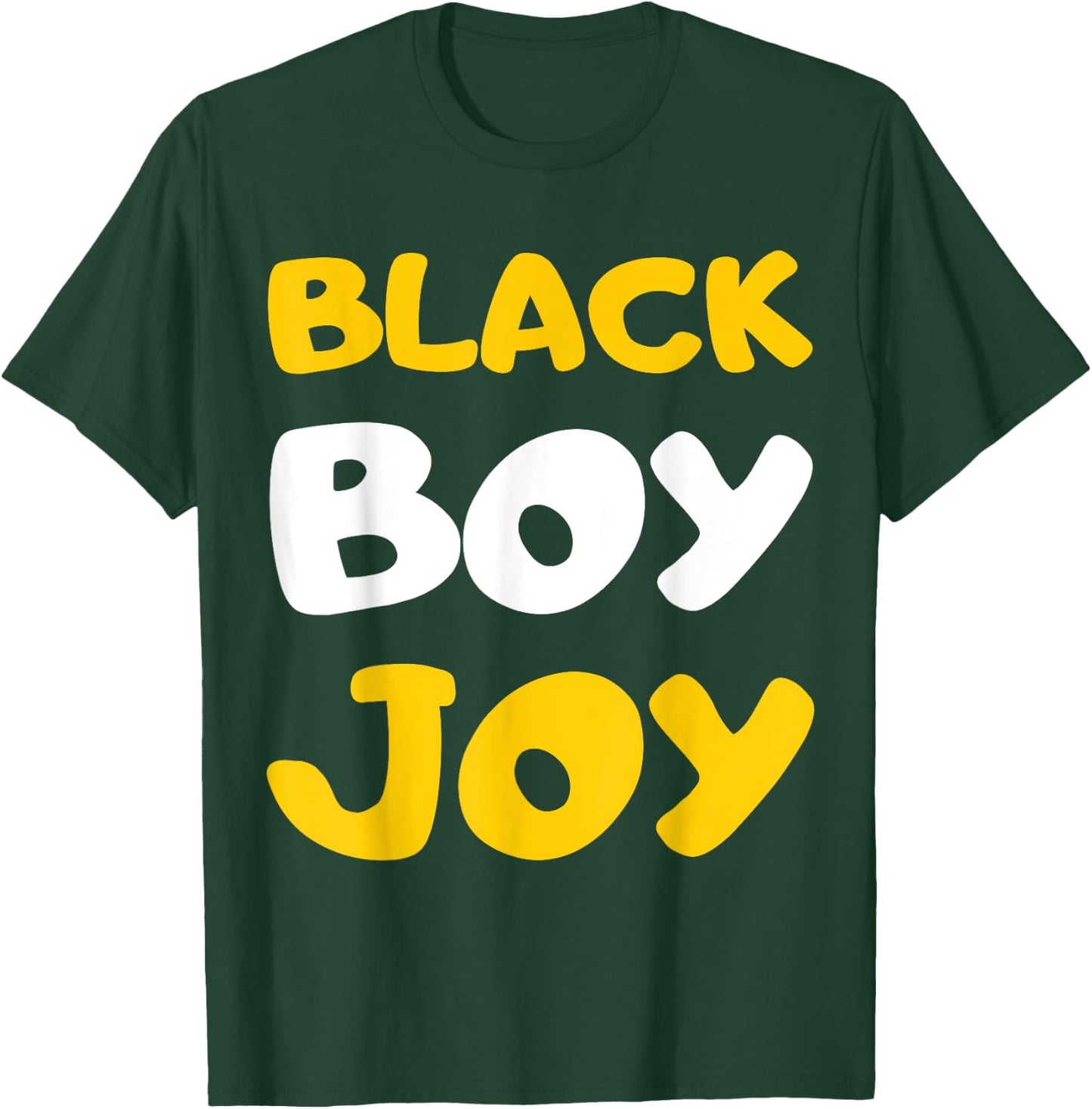 Black Boy Joy African American Black Pride Movement T-Shirt - T-Shirt | Forest