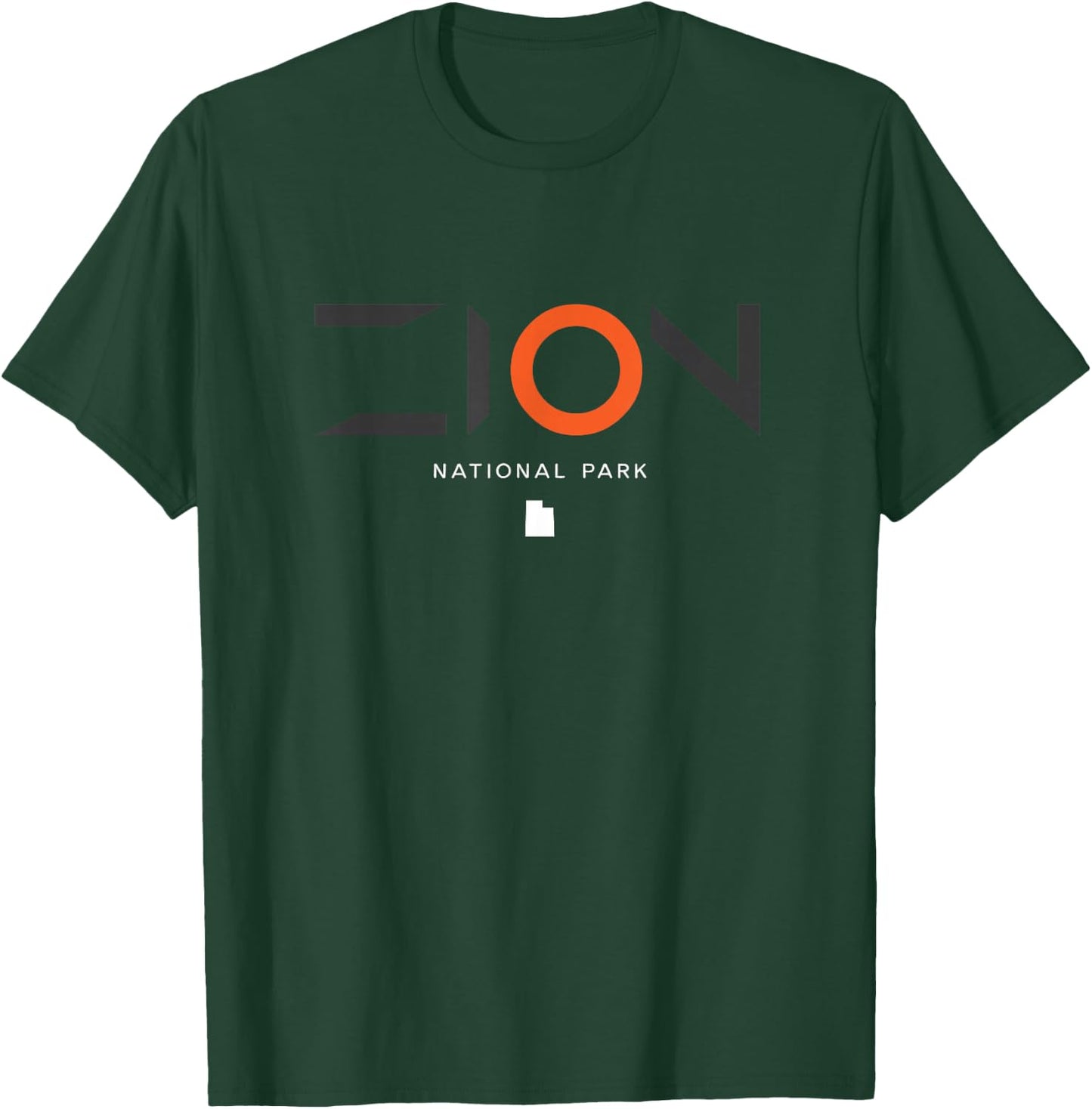 Zion National Park Utah Tonal Retro Vintage T-Shirt - T-Shirt | Forest