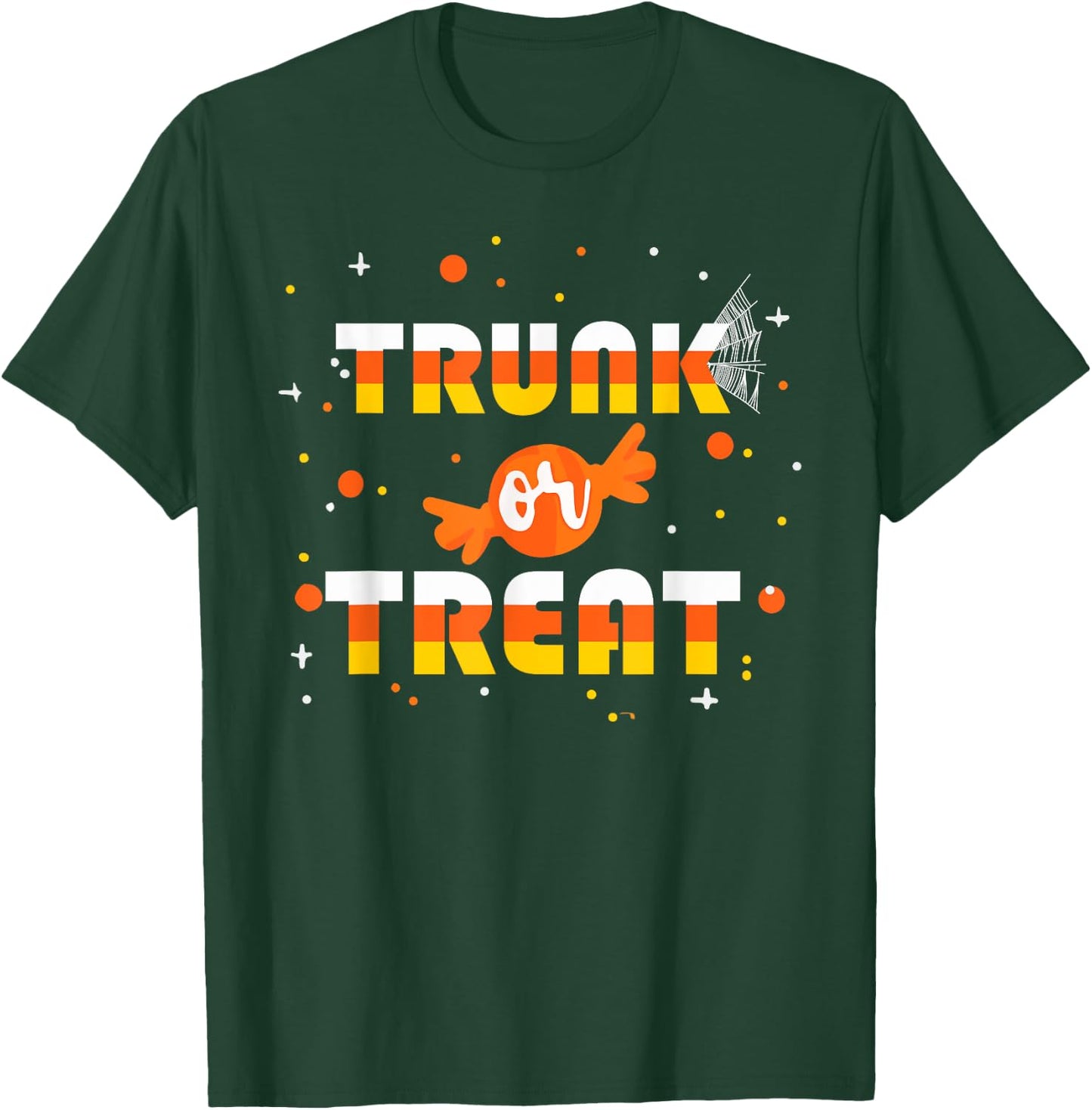 Trunk Or Treat Halloween Costume Christian Church Candy Corn T-Shirt - T-Shirt | Forest