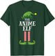 Anime Elf Matching Family Group Christmas Party Funny Elf T-Shirt - T-Shirt | Forest