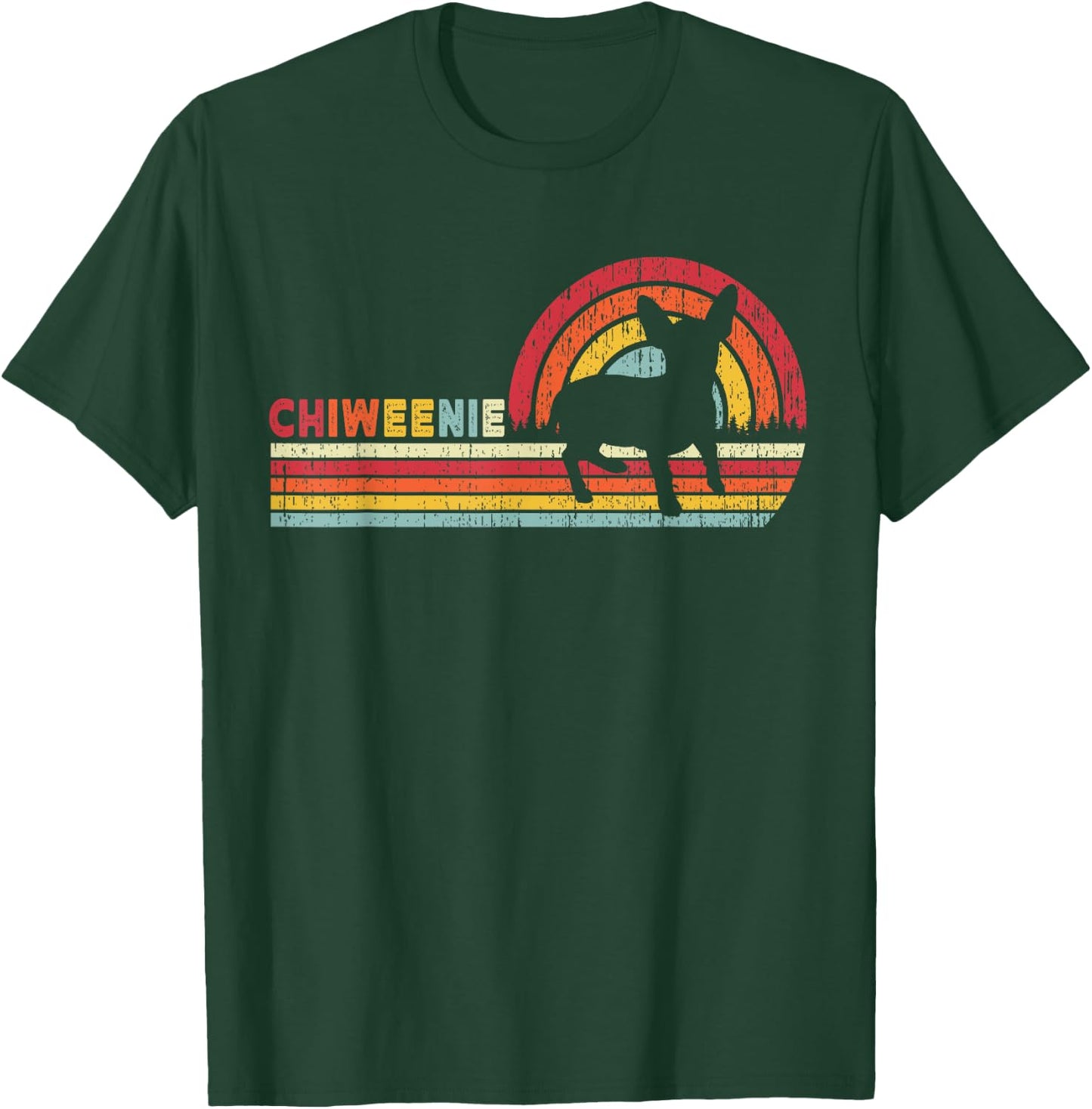 Vintage Chiweenie Dog Lovers Owner Funny Chiweenie T-Shirt - T-Shirt | Forest
